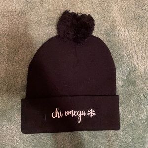 chi omega pom hat